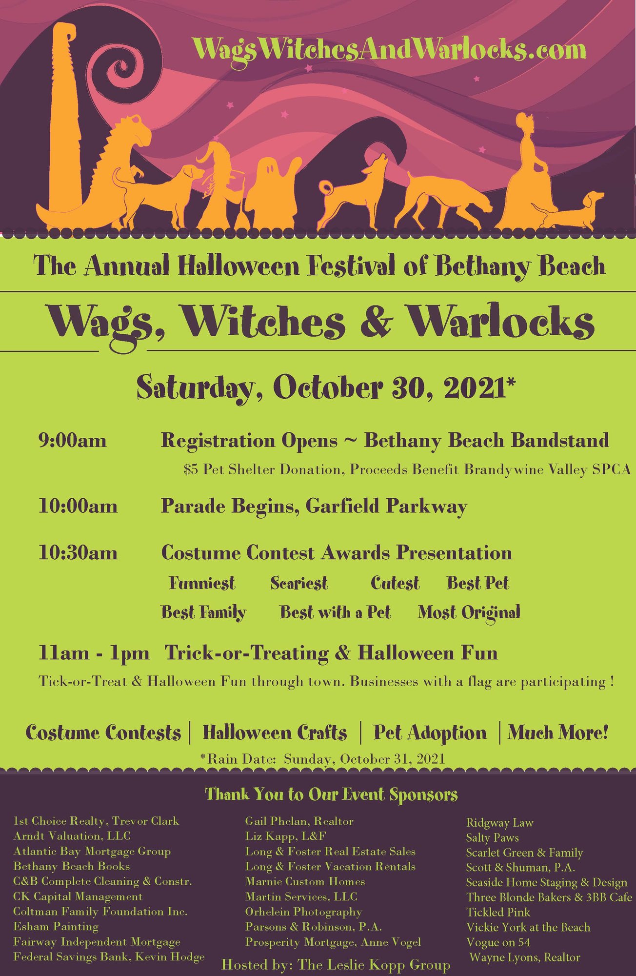 Wags Witches and Warlocks 2021 